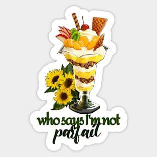 Speak Up Yellow Parfait Sticker